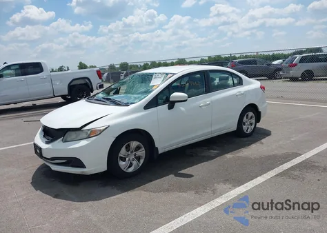 2014 Honda Civic Lx из США, поврежденный, VIN 19XFB2F53EE028120